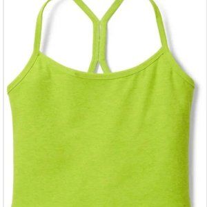 Beyond Yoga Crop Tank Lime Green Yoga Slim Racerback Size Small